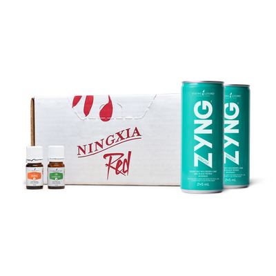 Daily Essentials Bundle including NingXia Zyng, Orange and Lime Essential Oils