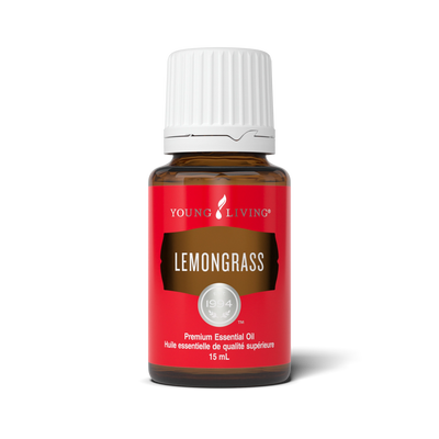 Young Living Myrrh essential oil bottle on a white background