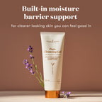 Tube of pore cleansing gel on tan background